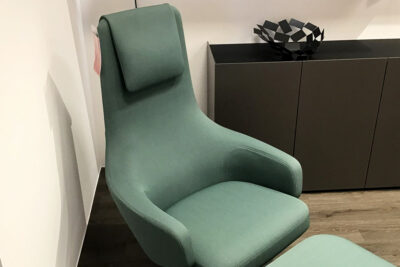 vitra Sessel Rapos, Farbe grüngrau