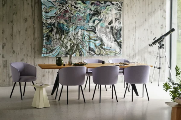 vitra Stuhl Mikado vitra Stuhl Mikado, lila Stoffbezug