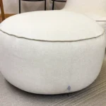Weishäupl Hocker Maliha, Stofffarbe Cream
