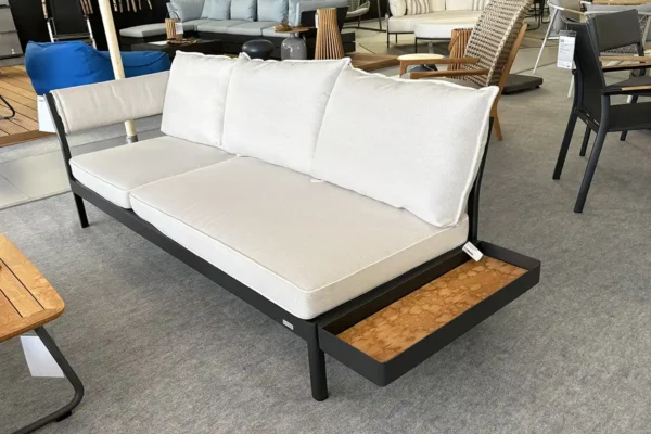 Weishäup Sofa Minu Weishäup Sofa Minu, Bezug hell, schwarzes Gestell