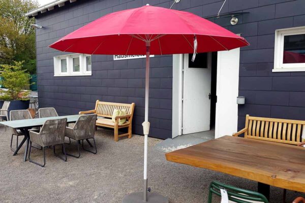 Weishäupl Pagodenschirm, Farbe Kirschrot, Bild 1