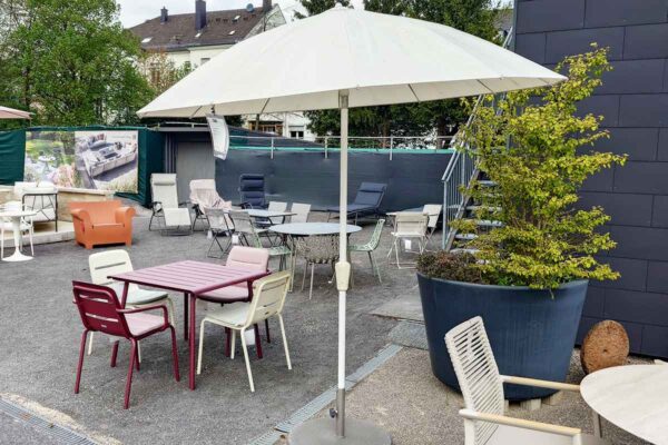 Weishäupl Pagodenschirm, Farbe Natur, Bild 1