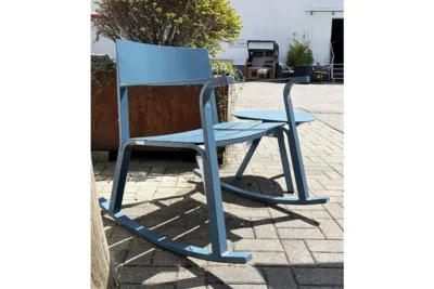 Weishäupl Schakelsessel Flow, Farbe blau. 1 Weishäupl Schaukelsessel Flow, Farbe blau. 1