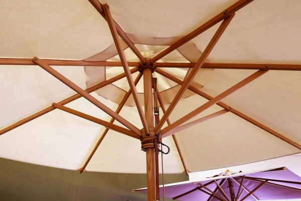 Weishäupl Sonnenschirm Klassiker, Stamm und Streben Esche, Acryltuch Natur, Bild 3 Weishäupl Sonnenschirm Klassiker, Stamm und Streben Esche, Acryltuch Natur, Bild 3