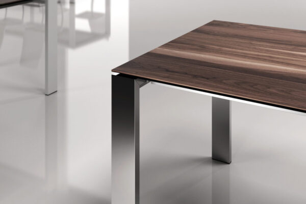 Willisau Esstisch Maleo Willisau Esstisch Maleo, Detailansicht Tischbein und Platte