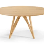 Walter Knoll Esstisch Seito, Eiche weiß pigmentiert, rund