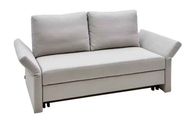 Wolkenweich Schlafsofa Joy Wolkenweich Schlafsofa Joy, hellgrauer Stoff