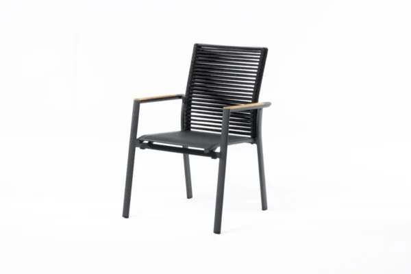 Zebra Stapelsessel Fly Rope, anthrazit