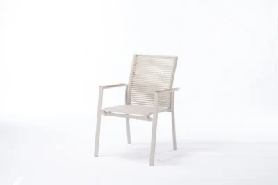 Zebra Stapelsessel Fly Rope, light taupe